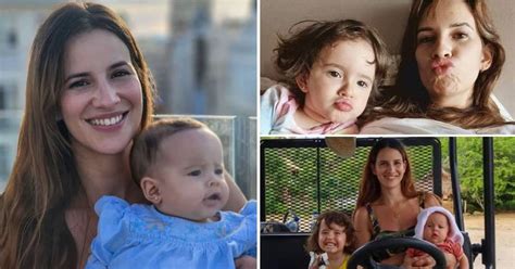 laura londoo y su hija|Laura Londoño comparte su maternidad con tiernas。